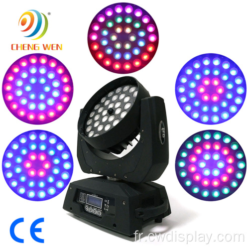 36PCS 12W / 15W / 18W LED WASH Zoom Cercle Cercle Cercle